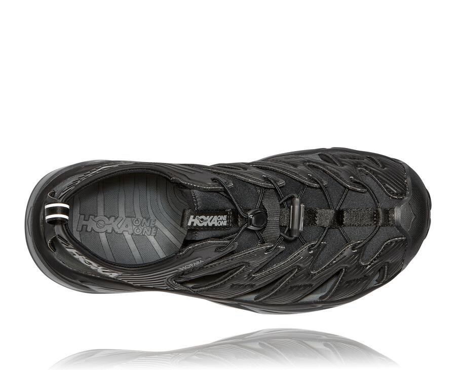 Hoka One One Hopara Sandaler Herr - Svarta - HWNZX-5267